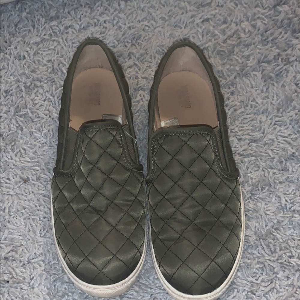 Green sneakers
